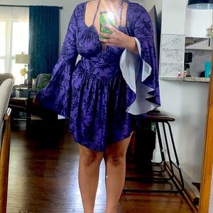 Purple witch dress